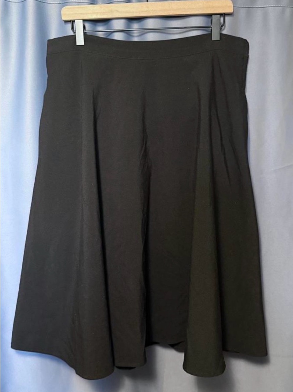 ModCloth Black sway this way A-Line Midi Skirt
